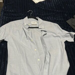 Men's Light Blue Button-Down Shirt
